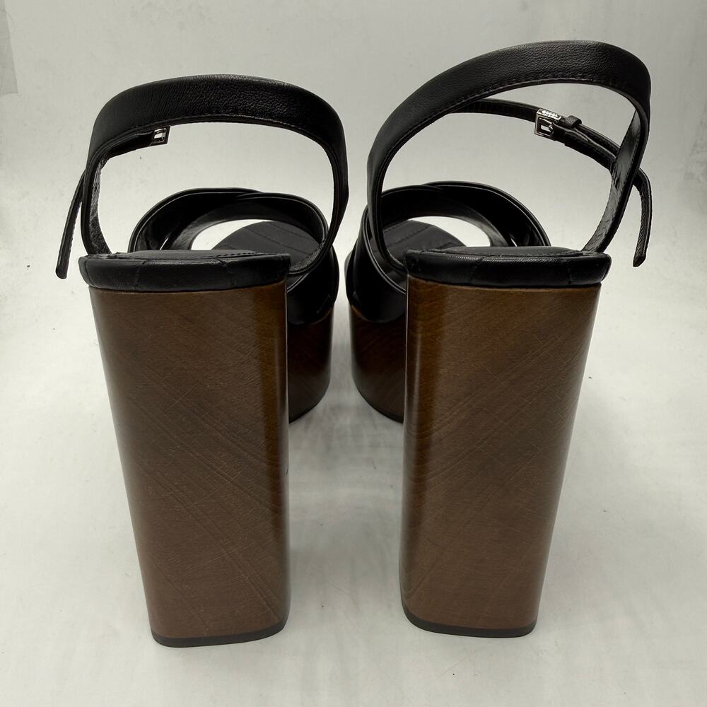NEW Gucci Women's Black Double G Leather Platform Sandals Size EU 40 / US 10 - Picture 8 of 12